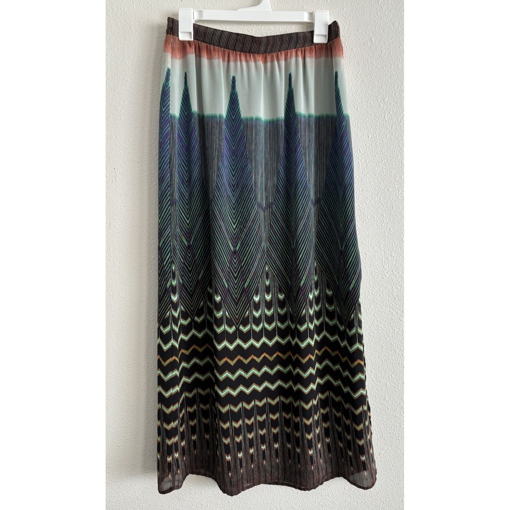 Anthropologie Maeve Womens Size‎ Small Pluma Maxi Skirt Art Deco Boho